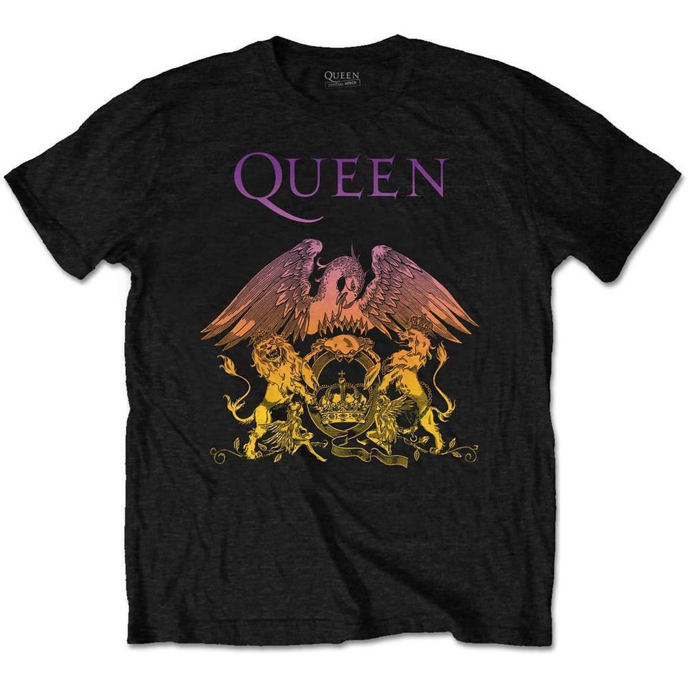 Queen Unisex T Shirt Gradient Crest